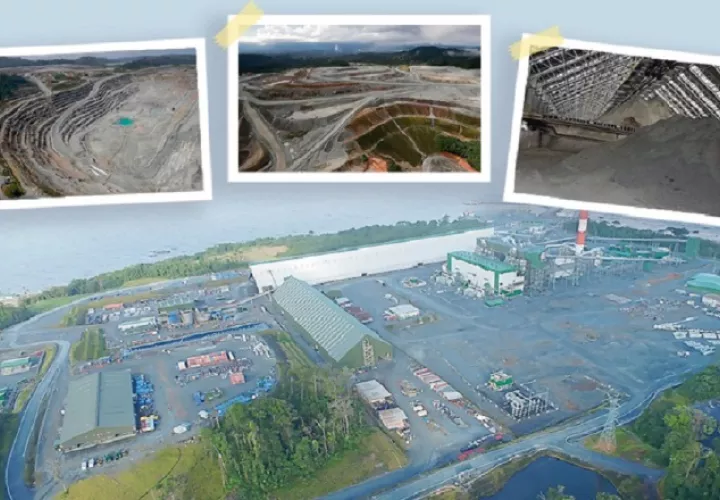 La empresa Cobre Panamá recibió la autorización del Gobierno para exportar el material rocoso ya extraído de la mina.  Epasa