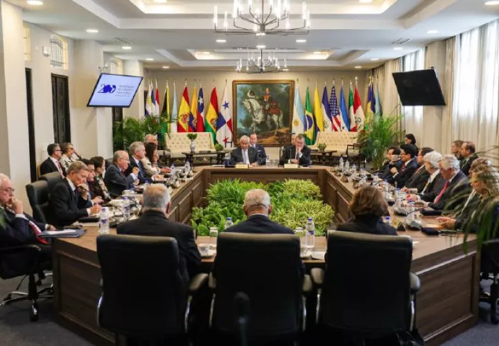 Las autoridades recordaron que, mediante la cooperación internacional, se han consolidado acuerdos de paz; por ello, se debe seguir apostando a este modelo.  Cortesía 