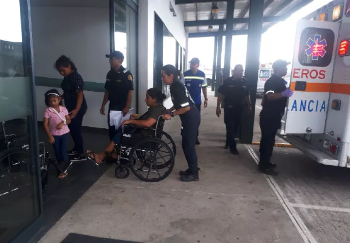 Fueron atendidos en el hospital "Chicho" Fábrega. Foto:Melquíades Vásquez.