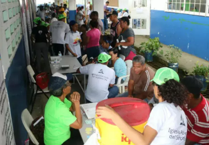Unas 120 personas beneficiadas.