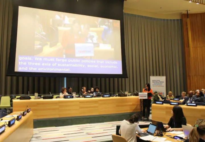 Foro Político de Alto Nivel en las Naciones Unidas.