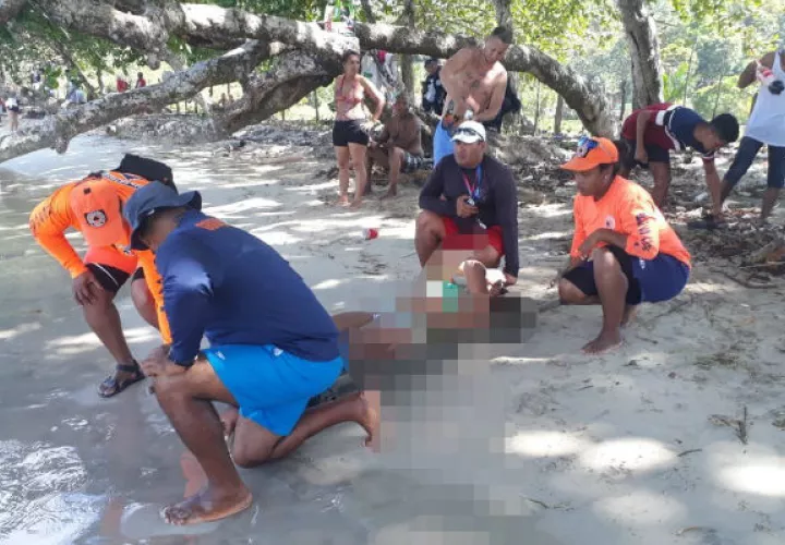 Alerta por presencia de agente marino en playas. Foto/Sinaproc