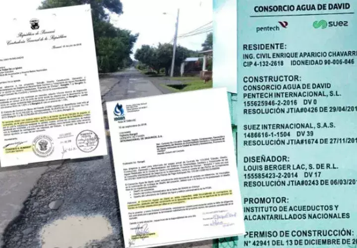Documentos oficiales confirman la preocupación del Idaan y la Contraloría por el fracaso del proyecto. Foto/Cortesía