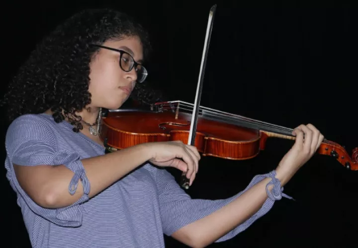 Alanys Araúz ganó una de las cinco becas para estudiar en el Conservatorio Santa Cecilia, en Roma. Cortesía Inac