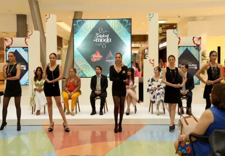 Durante la presentación de los detalles de AltaModa 2019.  Cortesía