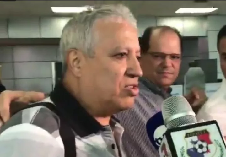 Américo "El Tolo" Gallego a su llegada a Panamá