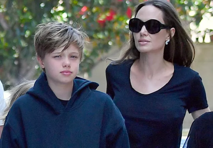 Angelina Jolie y su hija.