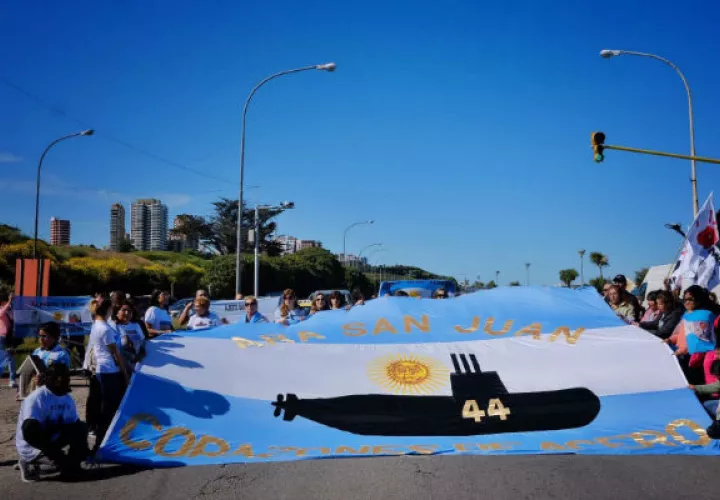 Sus familiares se manifestaron en Mar del Plata (Argentina). Foto: EFE 