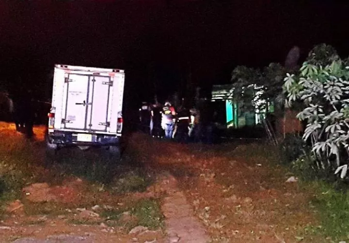Tres muertos tras balacera en Arraiján; la policía capturó a un sospechoso. Foto: Grupo Élite.