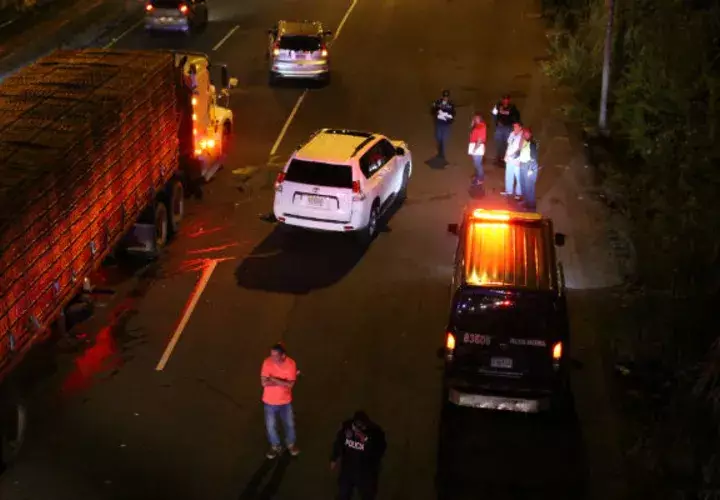 El accidente se registró la noche del domingo en la autopista Arraiján – La Chorrera.