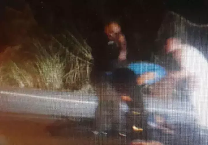  La unidad policial lesionada en Arraiján fue trasladada a un centro médico. @grupoelite507