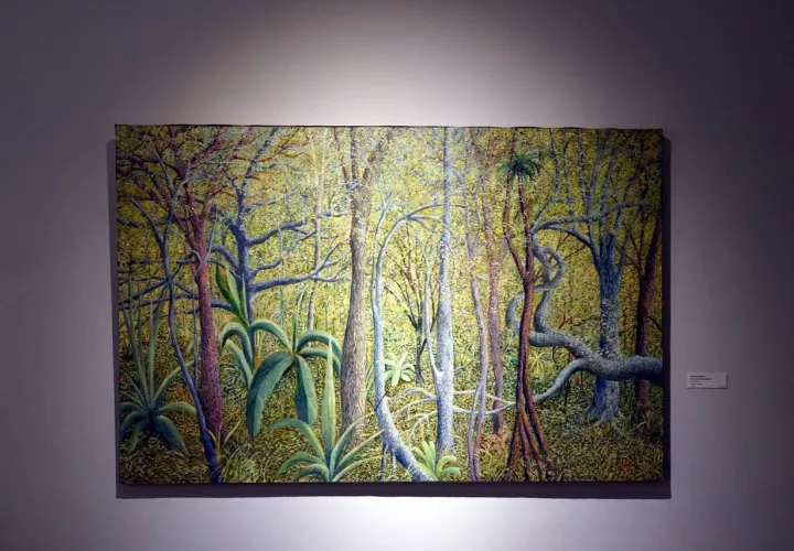 También pueden admirar esta pieza de arte en 'Tú no pareces panameño' que se exhibe hasta el 10 de septiembre en Galería Allegro. Foto: Cortesía Galería Allegro