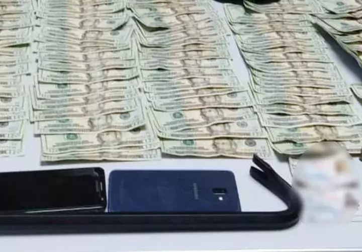 Los asaltantes despojaron al conductor de dinero en efectivo, dándose a la fuga en dirección a la vía Interamericana. Foto/Eric Montenegro
