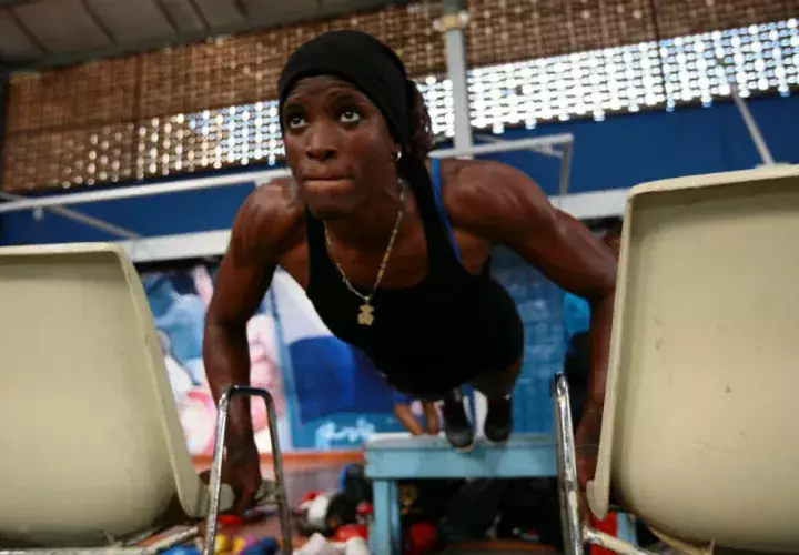 Atheyna Bylon viene de competir en un centroamericano en Costa Rica. Foto Cortesía