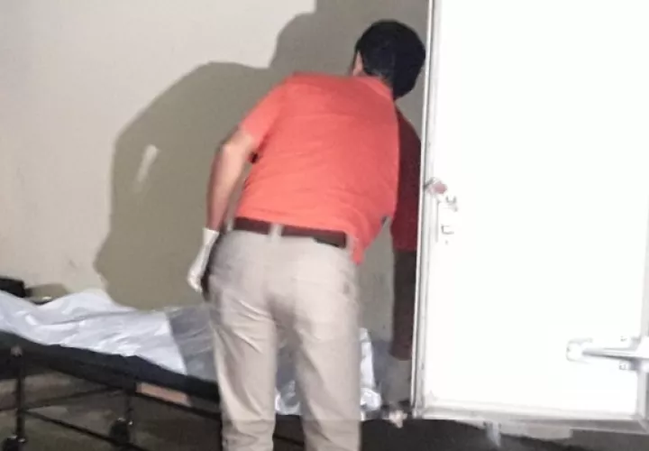La alerta se dio por moradores del sector a la Policía Nacional de distrito de Alanje, quienes llegaron al lugar y observaron el cuerpo sin vida del ciudadano. Foto/Mayra Madrid