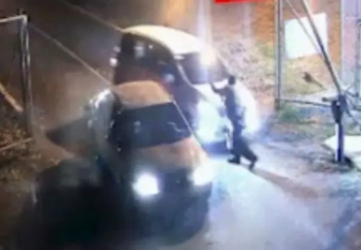 Video grabó el momento del atropello al agente, Foto: Mayra Madrid. 