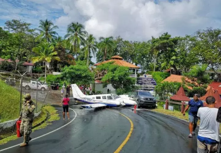 Descuido en avioneta en Isla Contadora