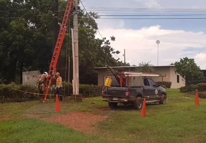 Aseguran los moradores, se va la luz todos los días. Pero además, las ramas de los árboles están por encima del cableado, lo que afecta aún más la problemática, sobre todo en la región de Cacao. Foto/Thays Domínguez