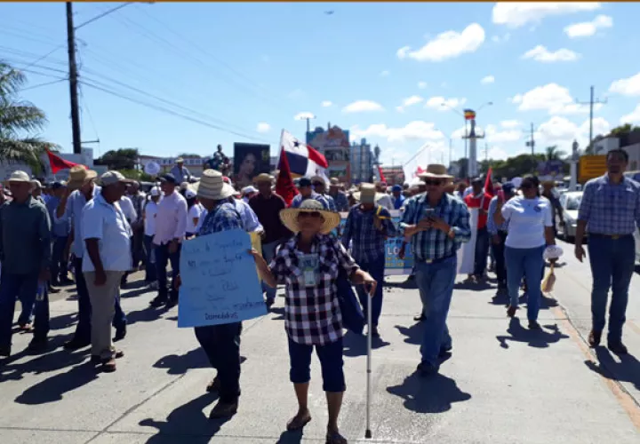 Los productores de Azuero, llevan tiempo exigiendo que se atiendan sus necesidades.