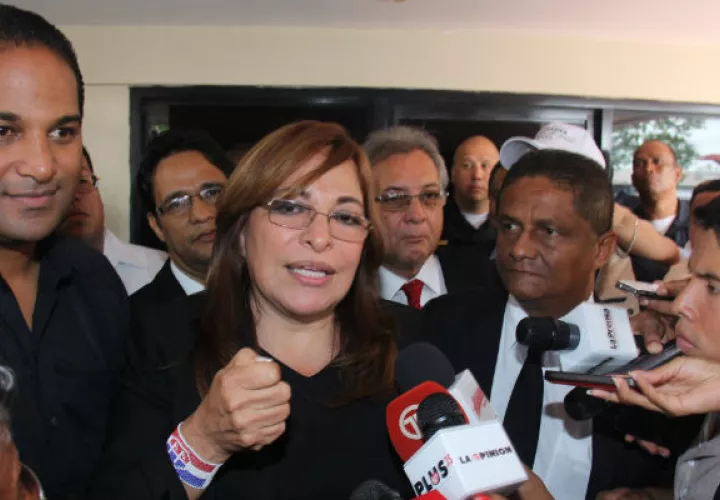 Balbina Herrera reconoció que no tiene cómo probar que Ricardo Martinelli dio órdenes para pinchar. Foto: Panamá América.