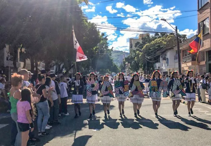 Banda Herberto López durante su participación. Foto: Tomado de @BAHERLOJdc