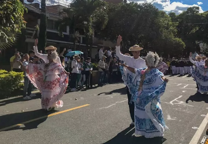 Banda Herberto López durante su participación. Foto: Tomado de @BAHERLOJdc