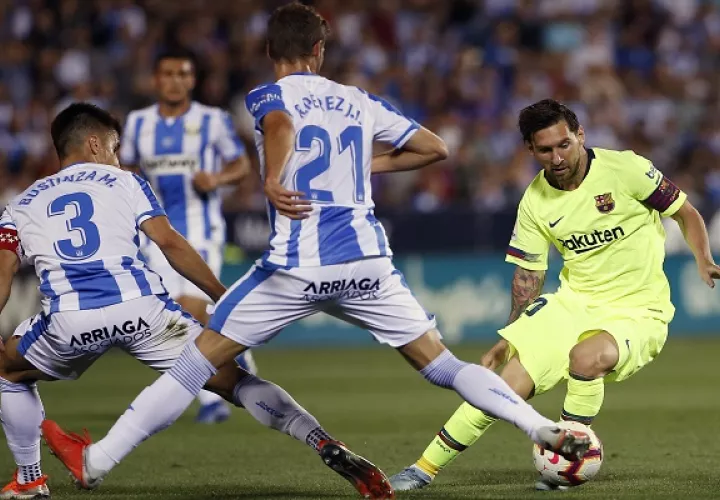 Messi no pudo rescatar al Barcelona.