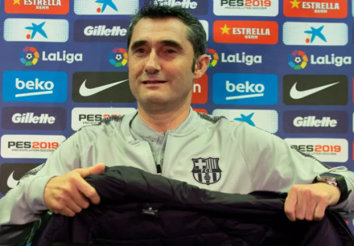 Ernesto Valverde. Foto:EFE