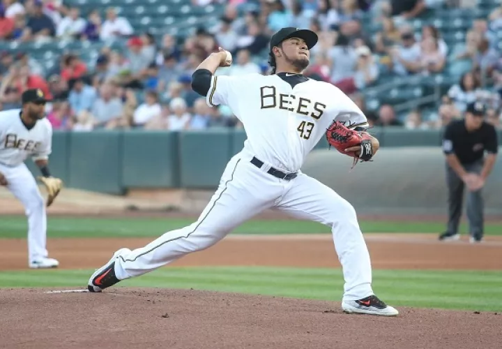 Barría debutó en las Mayores en 2018.