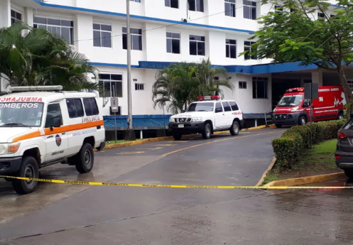 El herido está hospitalizado en el Hospital Rafael Hernández de David. Foto: José Vásquez. 