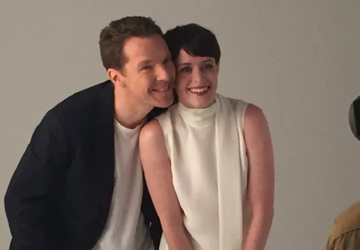 Benedict Cumberbatch y Claire Foy.
