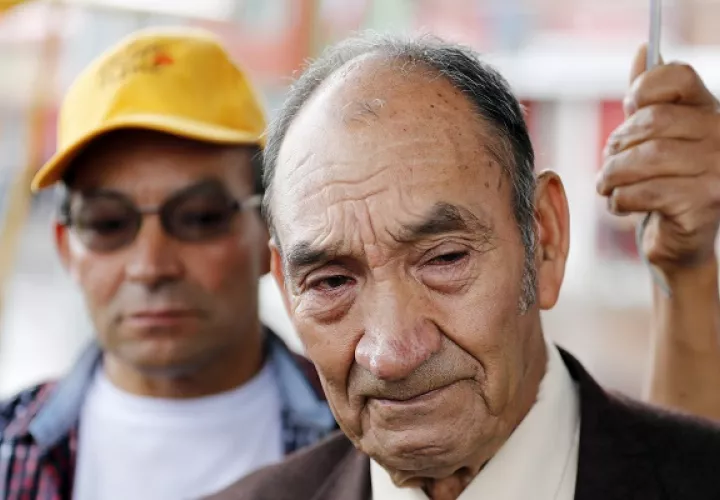 Julio Bernal, abuelo de Egan.