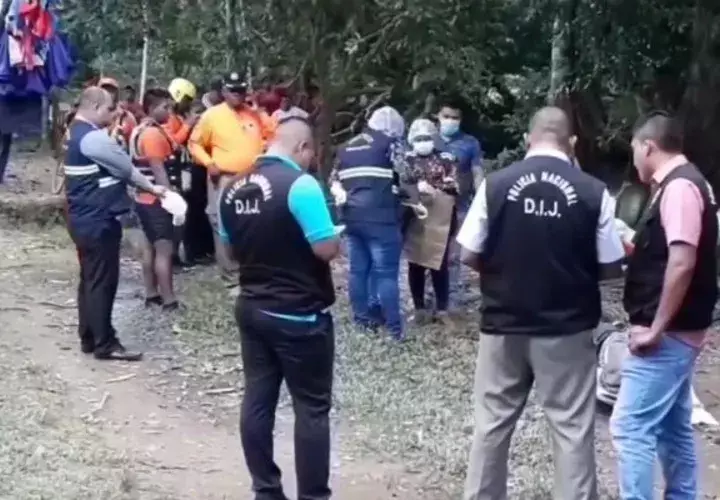 El área donde fue ubicado el cuerpo del extranjero.  