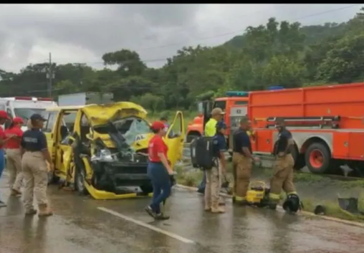 El las últimas horas se han registrado accidentes de tránsito en Panamá Oeste, la capital y Antón.