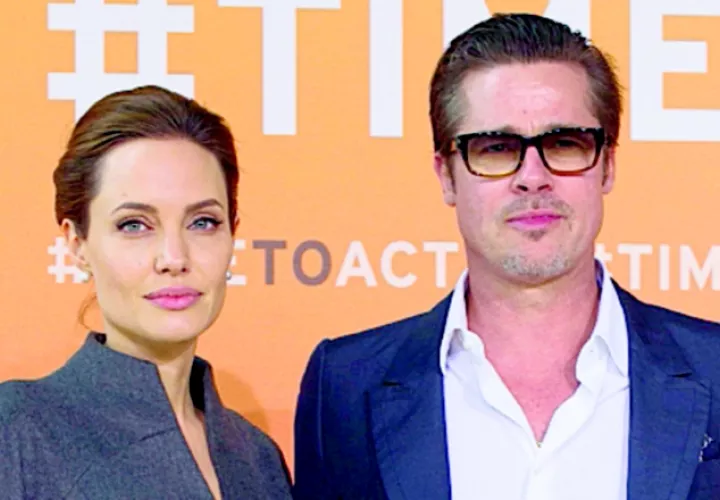 Angelina Jolie y Brad Pitt.