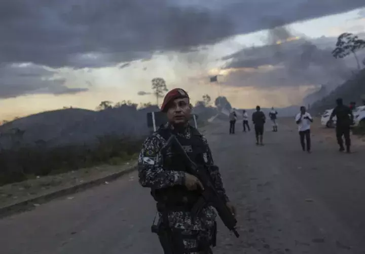 El fin de semana hubo una fuerte tensión en el área fronteriza entre Brasil y Venezuela. FOTO/AP