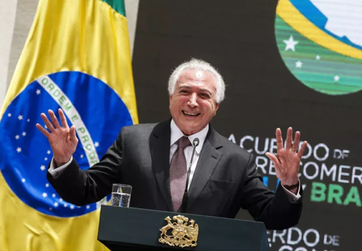El presidente Michel Temer llegó a un acuerdo con los jueces para darles el aumento salarial. FOTO/EFE
