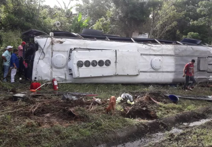 El accidente de tránsito se registró a la altura del sector conocido como  Arimae.