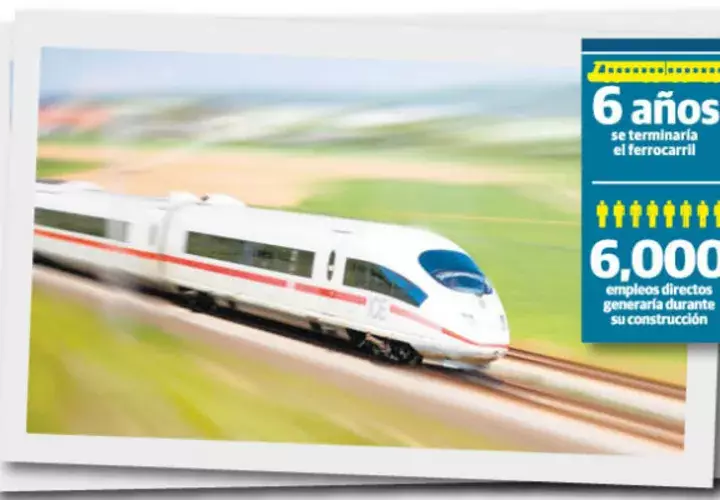 El ferrocarril, que aún no se sabe si se llevará a cabo, viajaría a una velocidad de hasta 160 kilómetros por hora