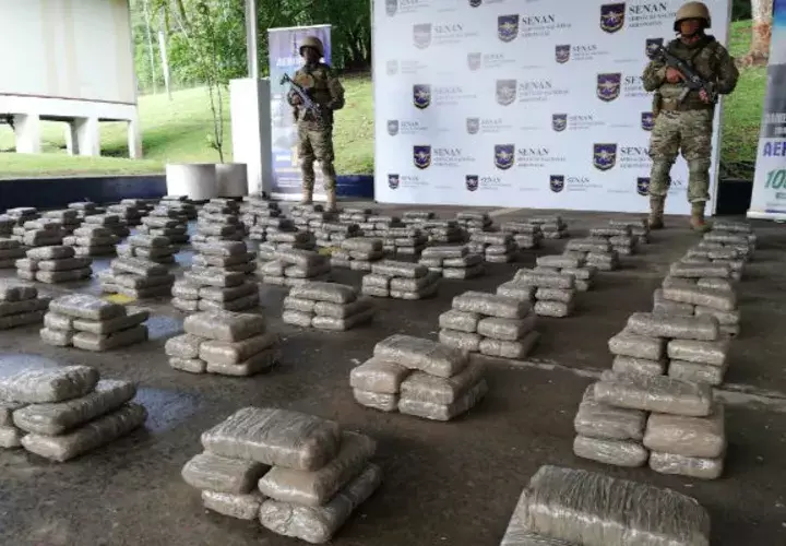 Los 612 kilos de droga incautados en Capira se encontraban embalados en 14 sacos.