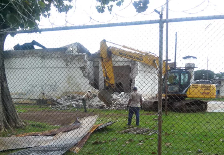 Las instalaciones del cuartel en Chiriquí fueron quemadas en octubre de 2017.