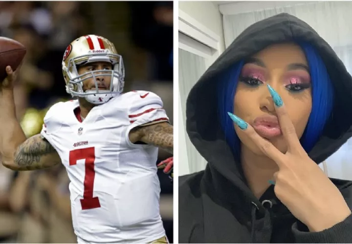 Cardi B  cree en la lucha de Kaepernick.