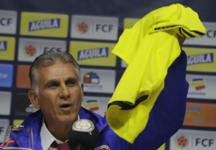 Carlos Queiroz es presentando como nuevo técnico de Colombia. Foto:AP