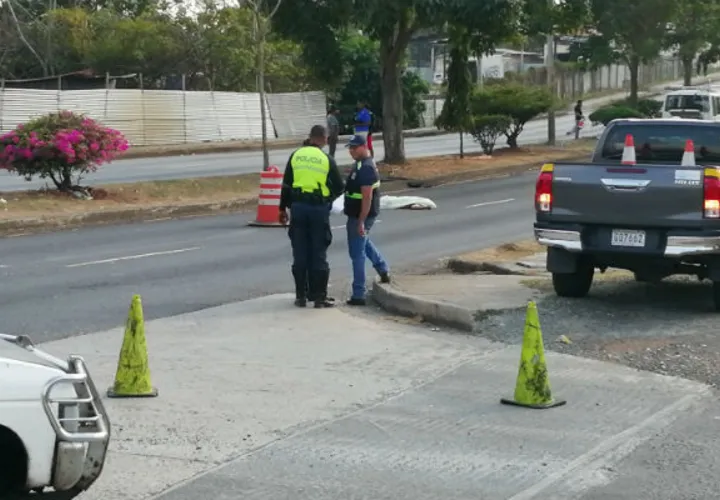 El atropello fatal fue en La Chorrera. Foto: Eric A. Montenegro.