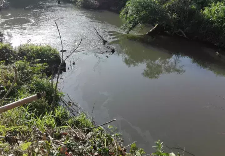 Río Trapichito en el distrito de La Chorrera. Foto: Eric A. Montenegro.