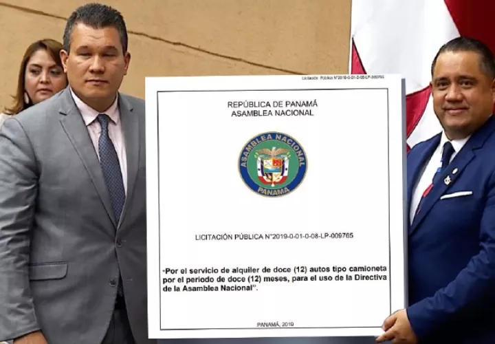 Algunos de los usuarios de las camionetas serían  Dana Castañeda, Quibián Panay  y el presidente de la Asamblea, Marcos Castillero. Ilustración de Panamá América. Foto de archivo 