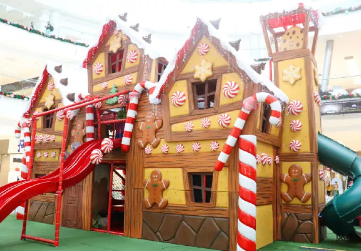 Casita de Jengibre en AltaPlaza Mall. Foto: Cortesía.