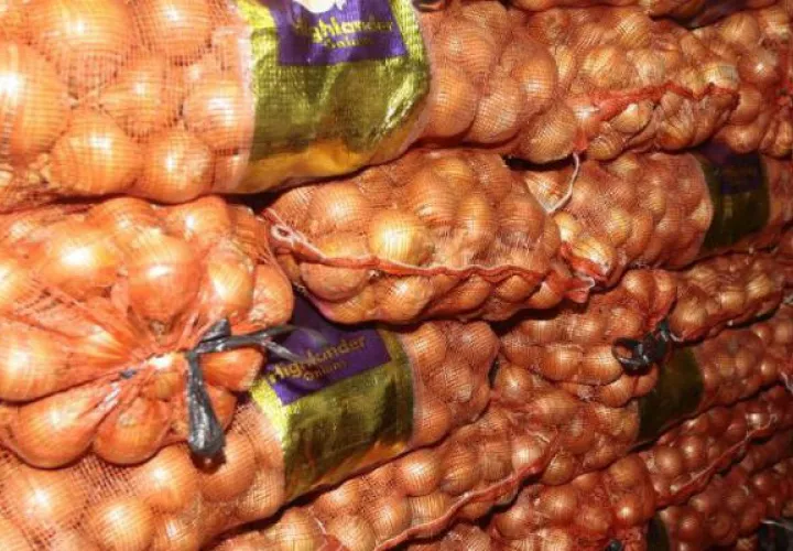 La cebolla es uno de los productos regulados dentro del Control de Precios y tiene un costo de 80 centavos la libra. Foto/Archivo
