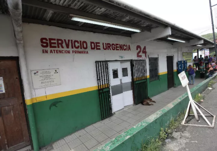 En el centro de Salud de San Isidro declararon la muerte de la niña de un año de edad.