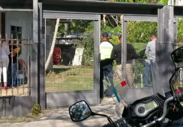 El vehículo tipo pick up fue ubicado en la parte trasera de una vivienda en Chame. 